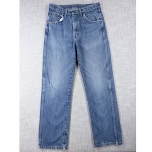 Rustler Mens Straight Leg Medium Wash Blue Denim Jeans 87633NV 33x32